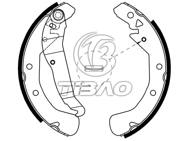 1605920 Brake Shoe Set for OPEL ZAFIRA A MPV (T98), ASTRA G Hatchback (T98), ASTRA G Saloon (T98), ASTRA G Coupe (T98), ASTRA G Estate (T98), ASTRA G Delvan (F70), VECTRA B Hatchback (J96), VECTRA B Estate (J96), VECTRA B (J96), ASTRA F Estate (T92),