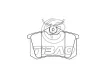 4B0698451E Brake Pad Set for AUDI A3, VW BORA