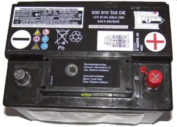 000915105DE Batterie für AUDI Q3, BMW X3, MERCEDES-BENZ A-CLASS, PORSCHE BOXSTER, VW TRANSPORTER