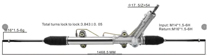 9014600800 Complete Steering Rack for MERCEDES-BENZ SPRINTER, VW LT