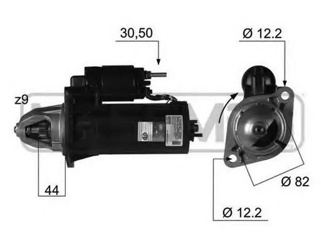 068911023M Starter Motor for VW TRANSPORTER T3 Van (24_, 25_), CARAVELLE T3 Bus (25_)