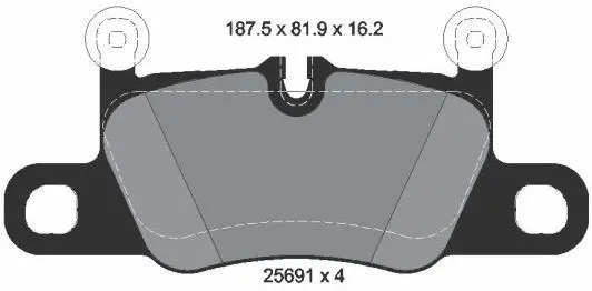 99135294902 Brake Pads for PORSCHE 911 (991), PANAMERA (970)