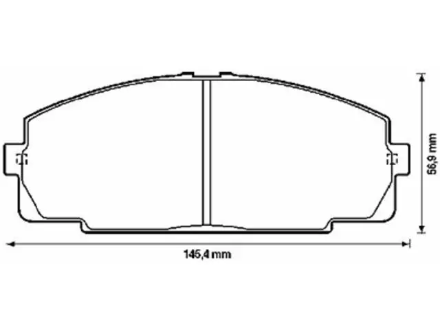 0446526300 Brake Pads for TOYOTA HIACE V Van (TRH2__, KDH2__, LH2__, GDH2__), HIACE IV Bus (__H1_, __H2_), HIACE IV Van (__H1_, __H2_), DYNA Platform/Chassis (KD_, DYNA IV Bus (_H1_), GRANVIA (_H2_, _H1_), HIACE IV Van (_H1_)