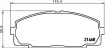 0446526300 Brake Pads for TOYOTA HIACE V Van (TRH2__, KDH2__, LH2__, GDH2__), HIACE IV Bus (__H1_, __H2_), HIACE IV Van (__H1_, __H2_), DYNA Platform/Chassis (KD_, DYNA IV Bus (_H1_), GRANVIA (_H2_, _H1_), HIACE IV Van (_H1_)