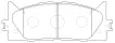 0446533450 Brake Pads for LEXUS ES (_V4_), ES VI (_V4_), TOYOTA CAMRY Saloon (_V5_), CAMRY VII Saloon (_V5_)