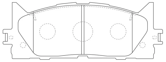 0446533450 Brake Pads for LEXUS ES (_V4_), ES VI (_V4_), TOYOTA CAMRY Saloon (_V5_), CAMRY VII Saloon (_V5_)