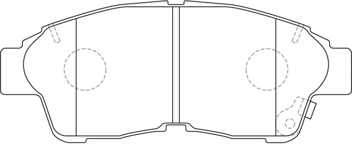 04465YZZ51 Brake Pads for LEXUS ES (VCV10_, VZV21_), ES Sedan (VCV10_, VZV21_), TOYOTA CAMRY Saloon (_V4_), CAMRY VI Saloon (_V4_)