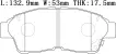 04465YZZ51 Brake Pads for LEXUS ES (VCV10_, VZV21_), ES Sedan (VCV10_, VZV21_), TOYOTA CAMRY Saloon (_V4_), CAMRY VI Saloon (_V4_)
