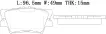 0446633180 Brake Pads for LEXUS HS (ANF10), TOYOTA RAV 4 IV VAN (_A4_)