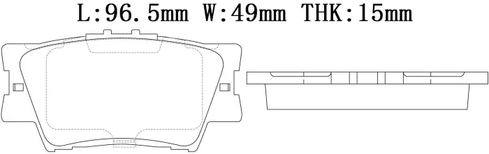 0446633180 Brake Pads for LEXUS HS (ANF10), TOYOTA RAV 4 IV VAN (_A4_)