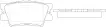 0446633180 Brake Pads for LEXUS HS (ANF10), TOYOTA RAV 4 IV VAN (_A4_)