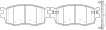 SP1186 Brake Pads for DODGE ATTITUDE, HYUNDAI ACCENT III Saloon (MC), ACCENT IV Saloon (MC), VER, JAC , KIA PRIDE II (JB), RIO II (JB), KIA (DYK) RIO