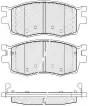 SP1186 Brake Pads for DODGE ATTITUDE, HYUNDAI ACCENT III Saloon (MC), ACCENT IV Saloon (MC), VER, JAC , KIA PRIDE II (JB), RIO II (JB), KIA (DYK) RIO