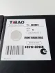 4351260140 FRONT BRAKE DISC for TOYOTA CAREVACA (_J7_), LAND CRUISER Pick-up (_J7_), LAND CRUISER (_J1_)
