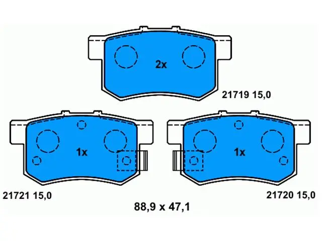 43022S9AA01 Brake Pads for