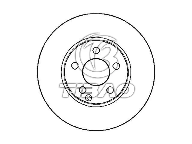 2114210712 FRONT BRAKE DISC for MERCEDES-BENZ E-CLASS (W211)