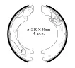 SFS500012 Brake Shoe Set for LAND ROVER DISCOVERY IV (L319), RANGE ROVER SPORT I (L320), DISCOVERY IV VAN (L319), DISCOVERY III VAN (L319), DISCOVERY III (L319)
