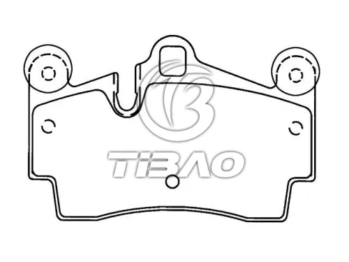 7L0698451 Brake Pads for AUDI Q7, PORSCHE Cayenne, VW TOUAREG