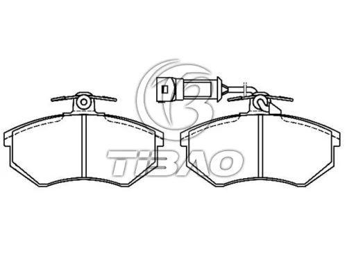 443398151F Brake Pads for AUDI A4, VW GOLF, NISSAN PULSAR II (N13, B12), PULSAR II Sedan (N13, B12), , SEAT CORDOBA (6K1, 6K2), CORDOBA Sedan (6K1, 6K2), TOYOTA CRESSIDA Saloon (MX62, _X6_), CRESSIDA Saloon (_X6