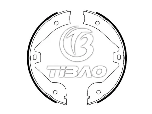 7L0698525 Brake Shoe Set for AUDI Q7, MERCEDES-BENZ M-CLASS, PORSCHE Cayenne, VW TOUAREG, LAND ROVER RANGE ROVER III (L322), RANGE ROVER III SUV (L322)