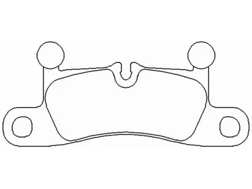 7P0698451 Brake Pads for PORSCHE Cayenne, VW TOUAREG
