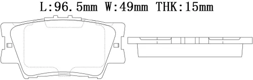 0446633180 Brake Pads for LEXUS HS (ANF10), TOYOTA RAV 4 IV VAN (_A4_)